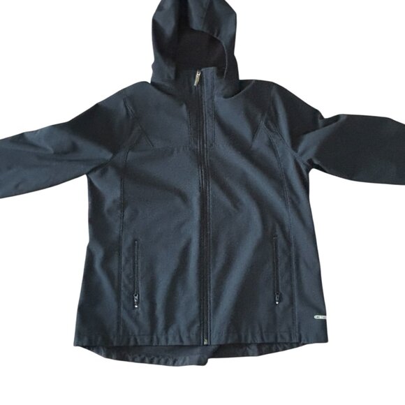One Tooth Rain Coat In Black Hooded  Size XL - Picture 3 of 4
